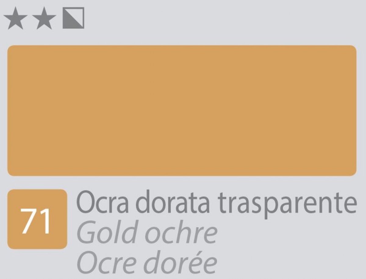 Divolo Accademia Olieverf 20 ml. - Gouden Oker