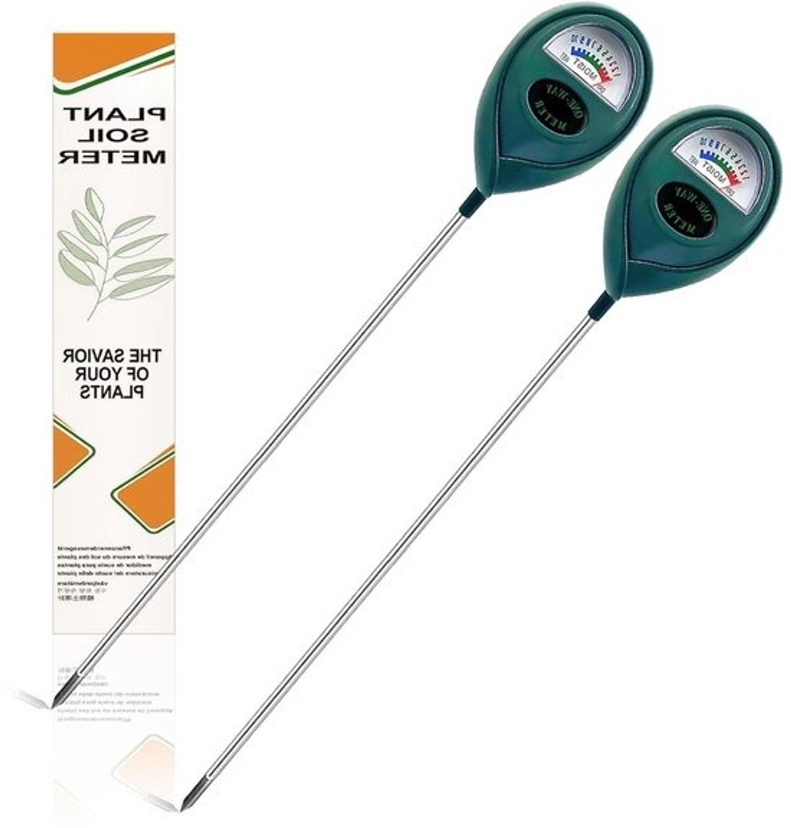 Lange sonde voor diep gebruik, bodemvochtigheidsmeter en hygrometer voor tuin en landbouw