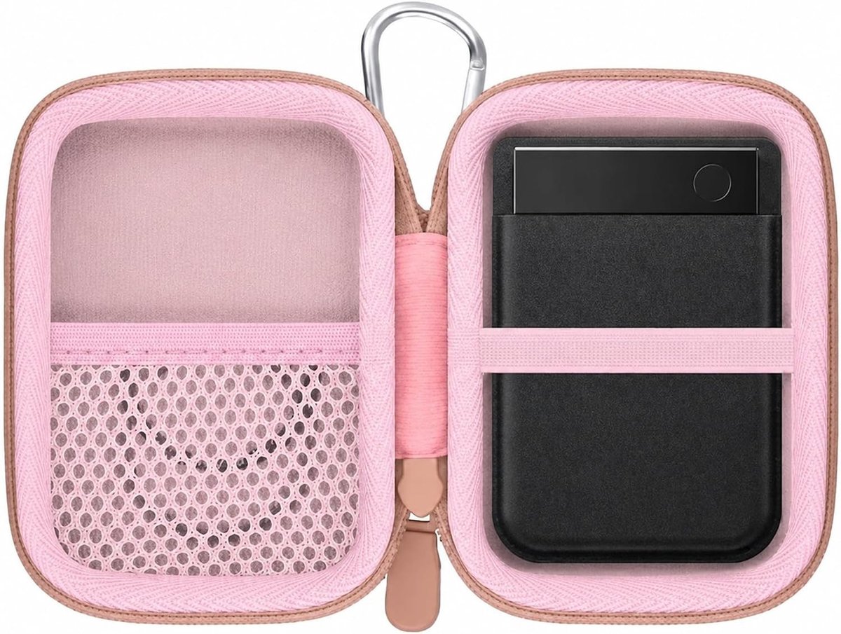 Hardcase voor PLAUD Note IA Dictatieapparaat, Beschermtas voor Transport en Opslag, Geschikt voor Audio Recorder met Clip, Carabiner en Pouch, Ideaal voor iPad Pro 11.1, Stijlvol en Praktisch