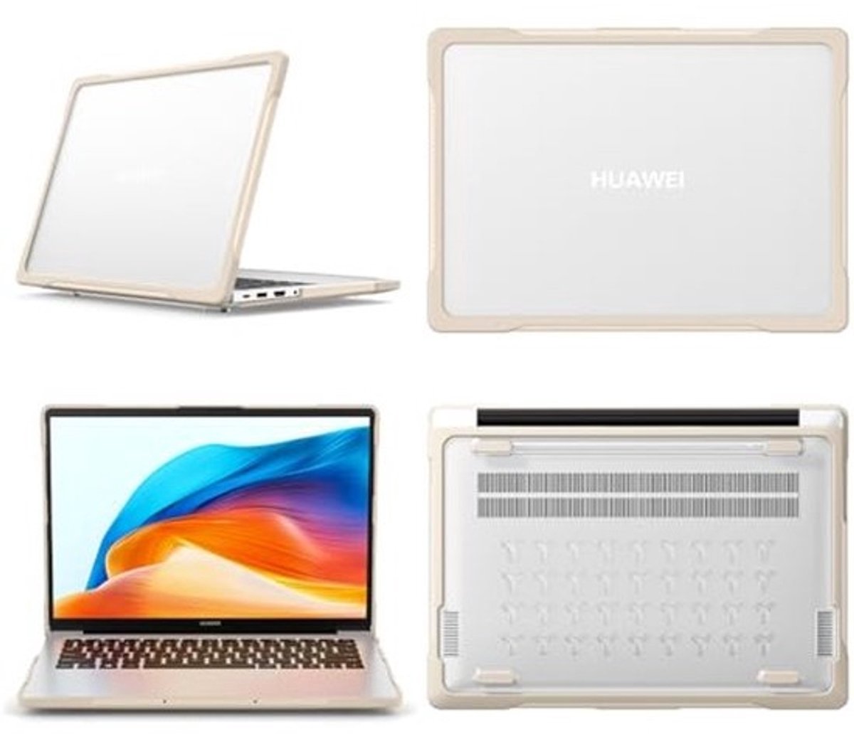 Slank, schokbestendig en krasbestendig 360° laptophoes voor 14 inch notebooks