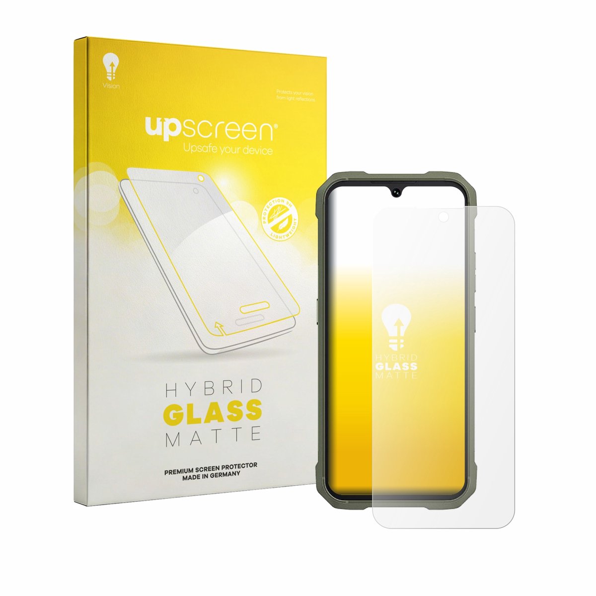 upscreen - Screenprotector voor Cubot King Kong Dura - Folie Beschermfolie Beschermglas matte