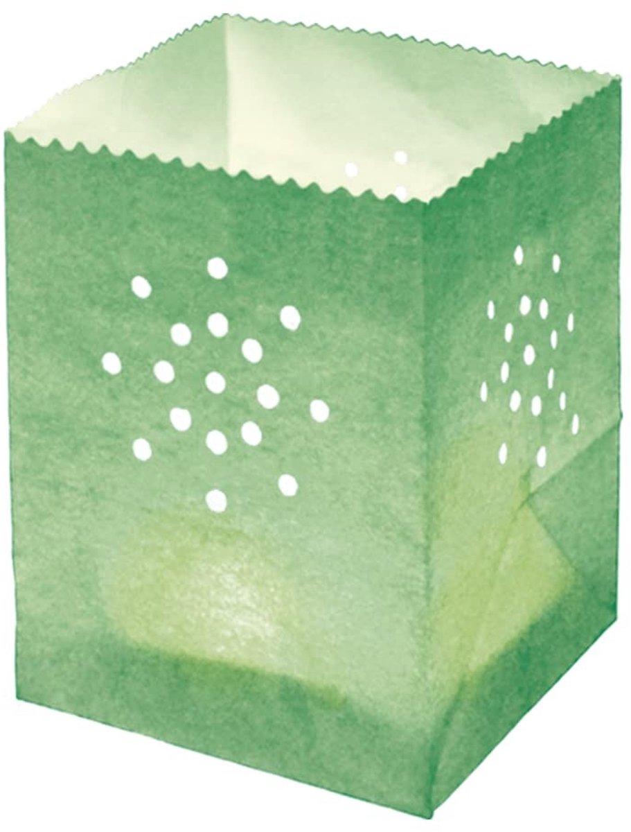 Elzusha - Set van 5 Mini Watergroene Lantaarns