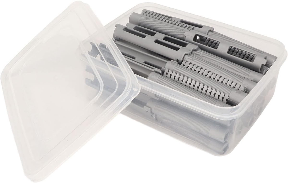 25 Stuks Haarrollers voor Kapsels met Veilige Permanent Bar voor Korte Haarsnit - Ideaal voor Volume en Krullen