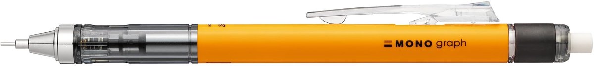 Elzusha - Neon Vulpotlood 0,7 mm met Gum en Ergonomische Behuizing