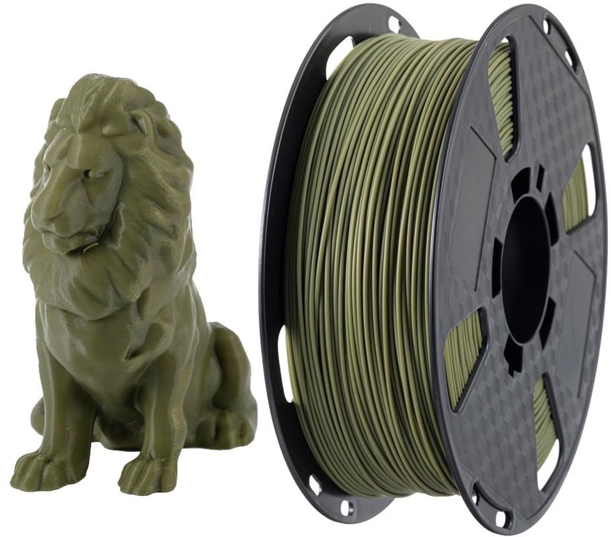Elzusha - PLA+ Army Green 1.75mm 3D Printer Filament 1KG