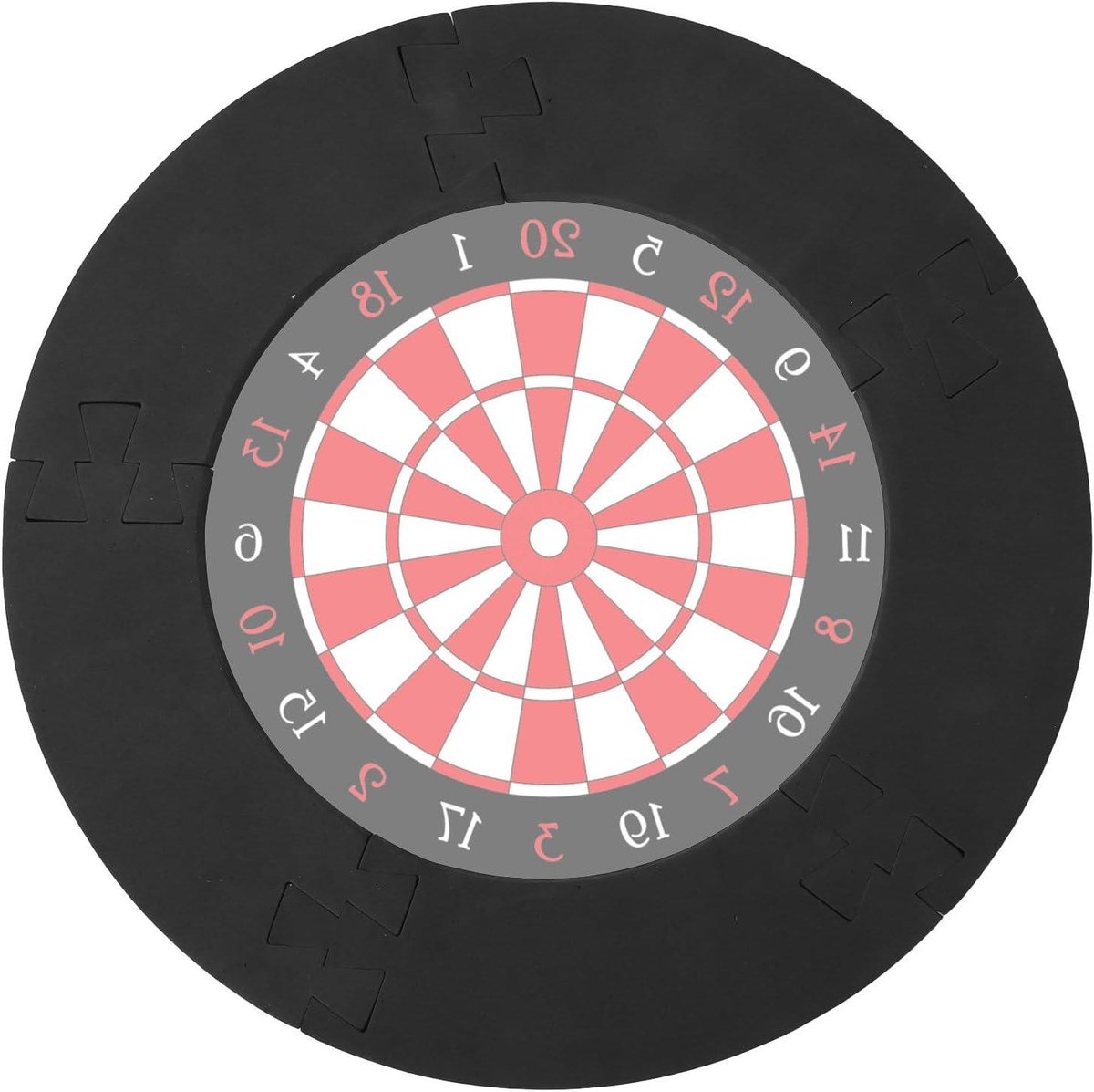 Dartbord Wandbescherming - Ring beschermer - Muur beschermen - Eenvoudige montage - 18 inch - Zwart
