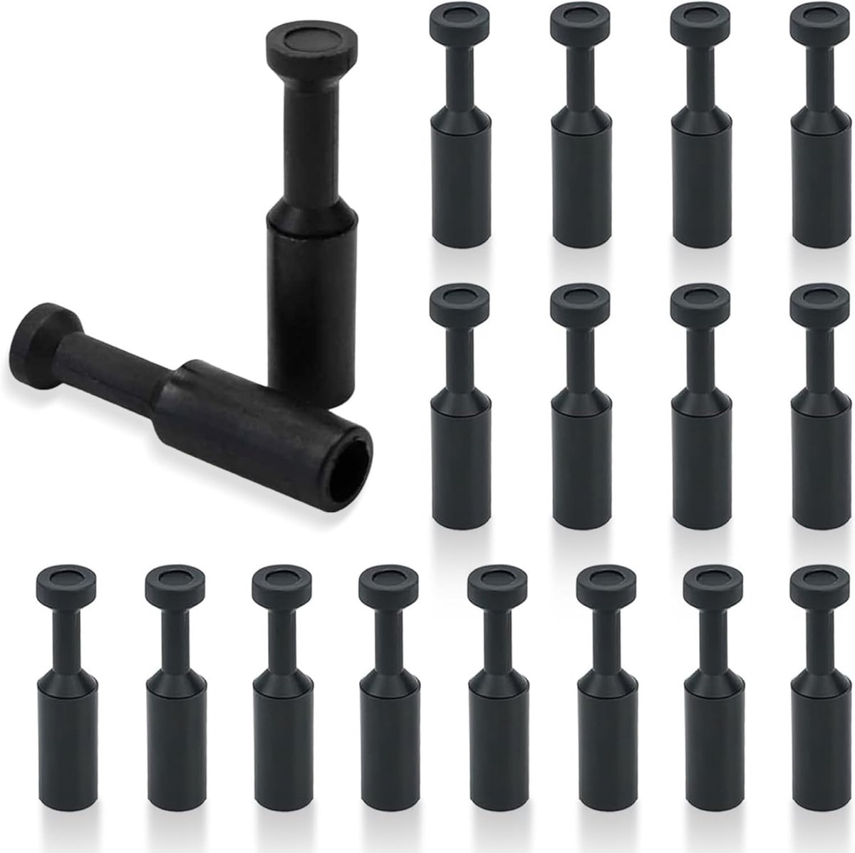 Set van 20 pneumatische Push to Connect pluggen - 6mm - Voor luchtdicht afsluiten en slangkoppeling