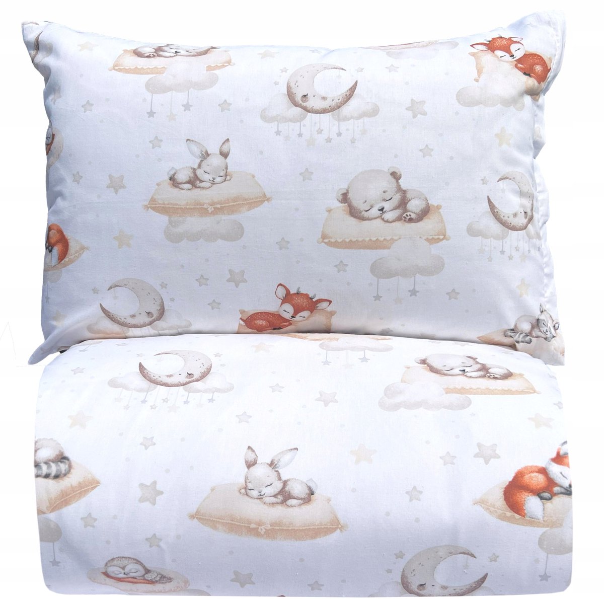 Babyslaapzak Dieren 100x135 cm Katoen met Rits