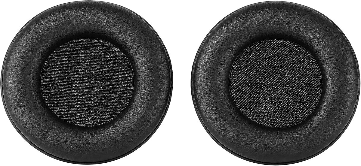 Hoogwaardige 95MM Zachte Schuim Oorkussens voor Headset, Verbeterde Geluidsisolatie en Eenvoudige Installatie, Ideaal voor Audioliefhebbers, 1 Paar in Zwart Katoen