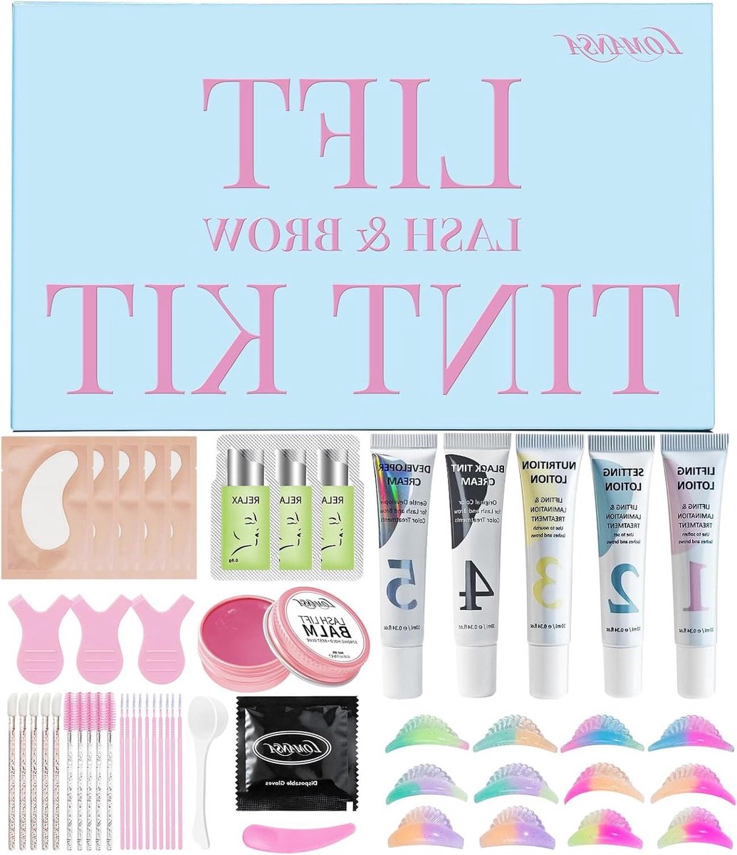 Wimperlifting Set - Lash Lift Kit - Wimpers Verven - Inclusief Kleur - 300 g - Zwart