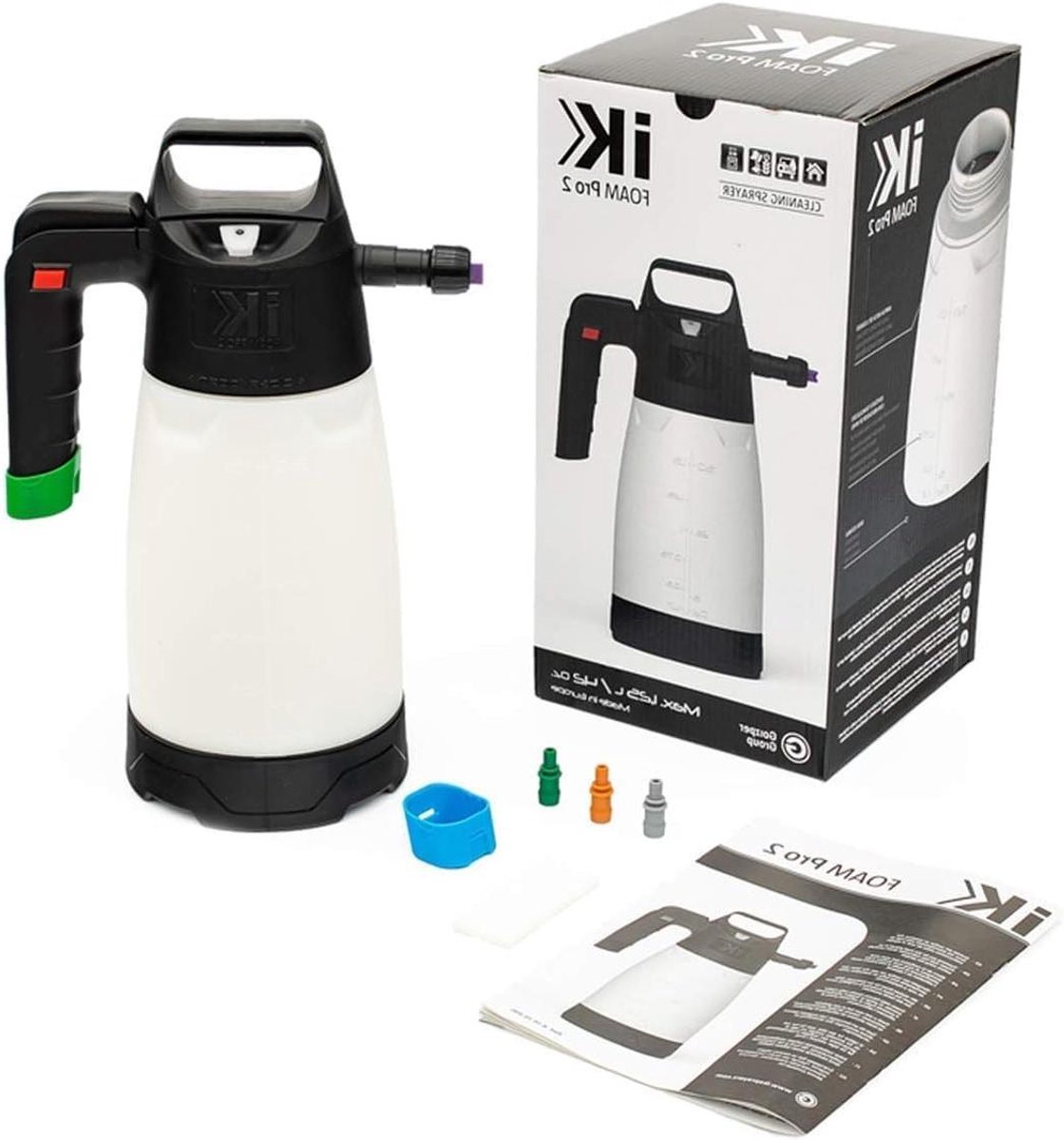 Schuimsproeier - Schuimpomp - Professioneel Reinigen - Langdurig Schuim - 125 Liter - Zwart Wit