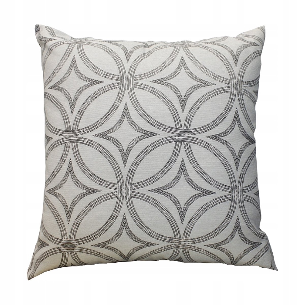 Decoratieve Kussenhoes 40x40 cm Grijs Geometrisch - Premium Stof