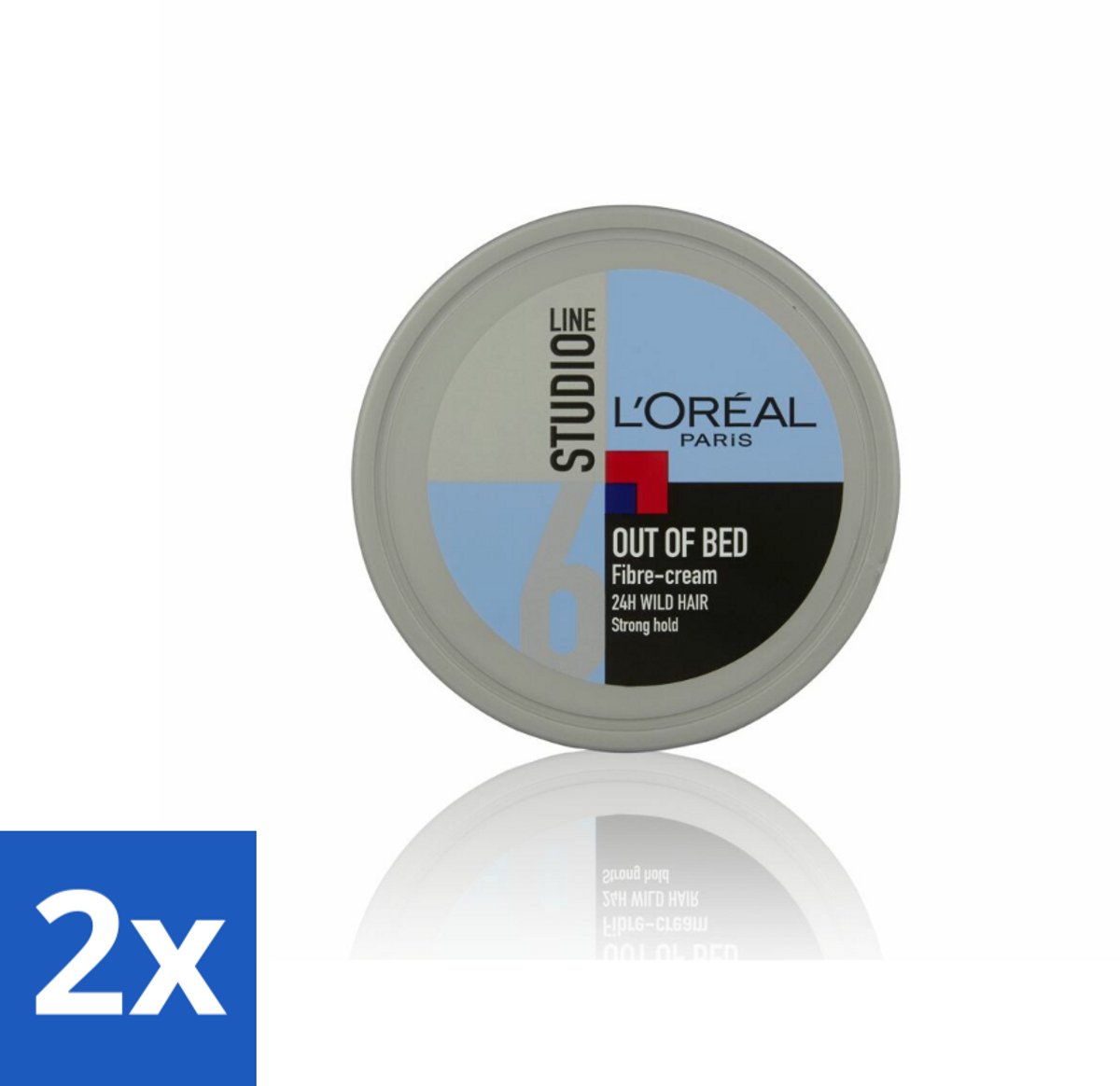 L'Oréal Studio Line Special FX Out of Bed Fibre Cream 150 ml - Voordeelverpakking - 2 stuks