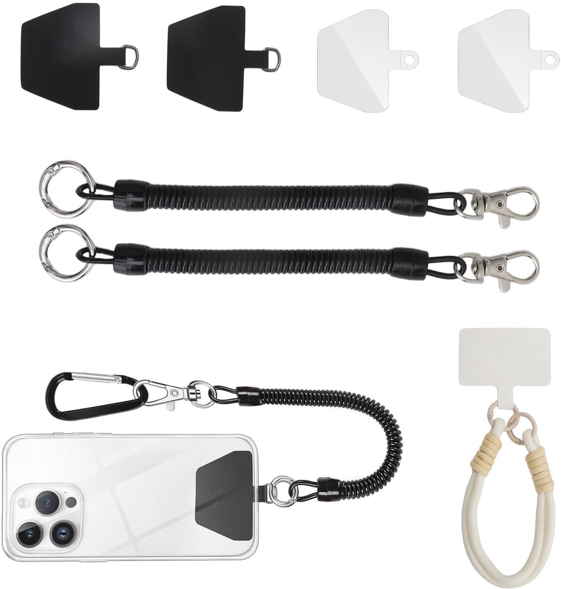 Solidchoice - 4 Stuks Mobiele Telefoon Anti-Diefstal Beveiliging