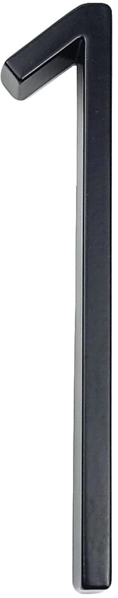 Solidchoice - 3D Huisnummer in Zwart met Zinklegering 5 Inch