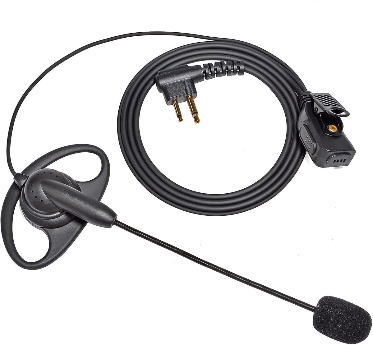 Draadloze Oordopjes met Microfoon voor Walkie Talkies zoals GP88, GP300 en CP040 - Ideaal voor Communicatie en Geluidskwaliteit