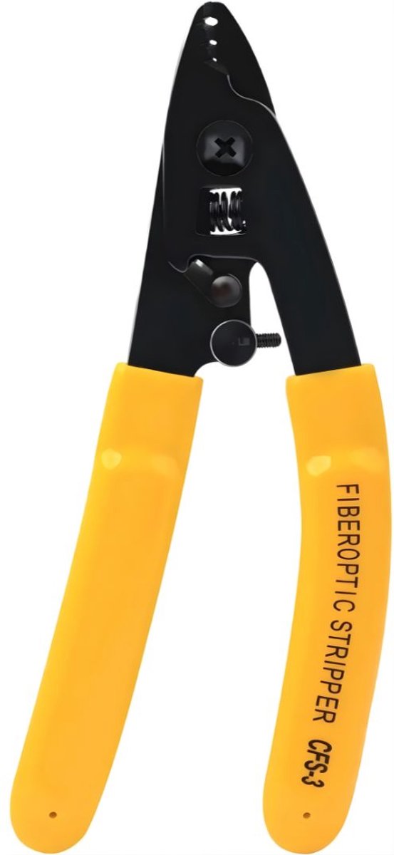 KIRA® Striptang - Comfortabele Striptang voor Elektriciteitsdraden - Professionele Draadstripper voor Elektra - Geel/Zwart - 15cm x 3cm x 2cm