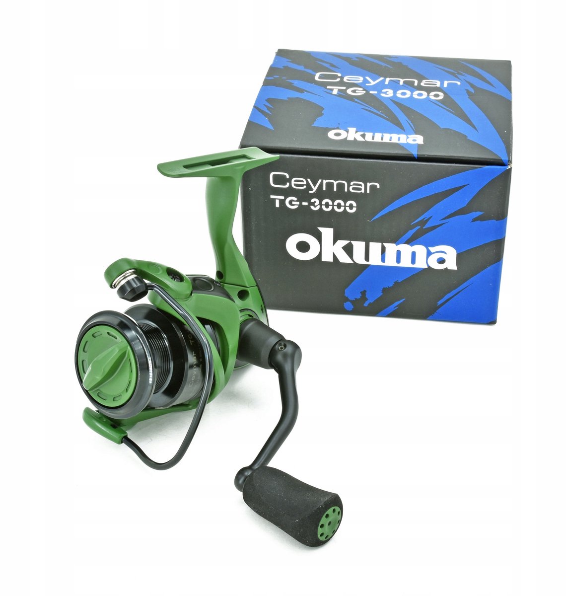 Okuma Ceymar TG 3000 Groene Spinmolen - 7+1 lagers, 5.0:1