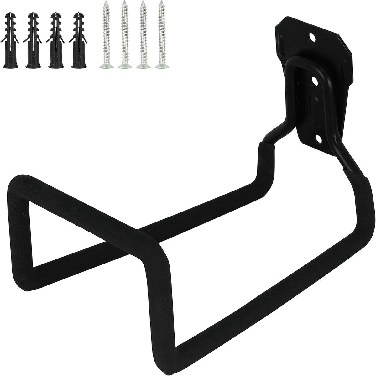 Tuinslanghouder gietijzer - Tuinslanghouder - Zwart - Voor buiten - Zware slangenhanger - Voor tuin en garage