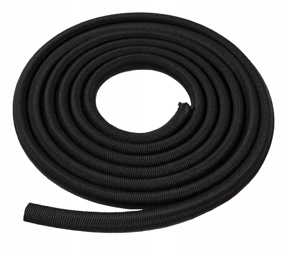 Elastische Rubberen Koord - 12mm x 10m - Zwart