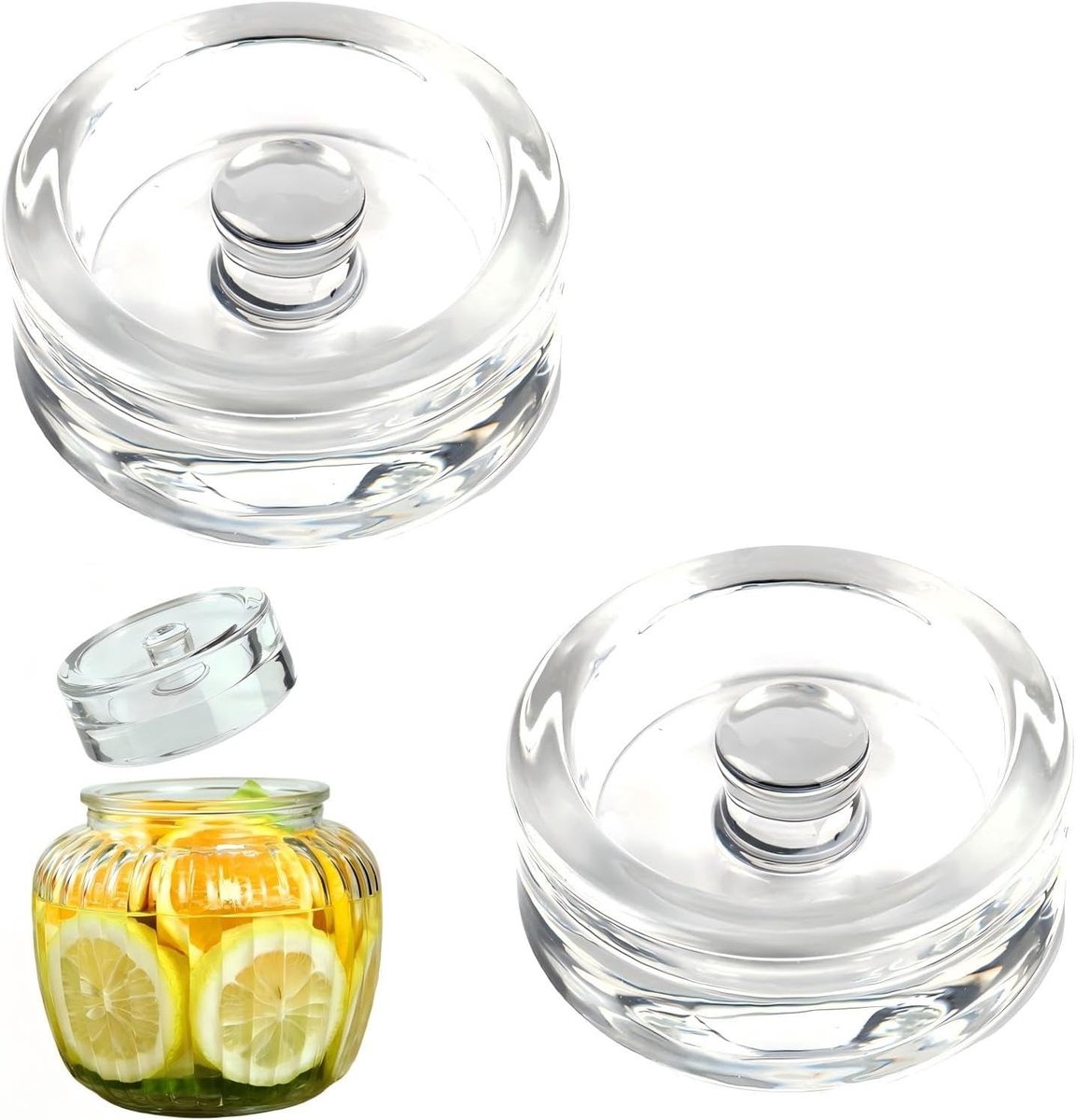 Fermentatiegewichten van glas voor optimale gisting en conservering van voedsel