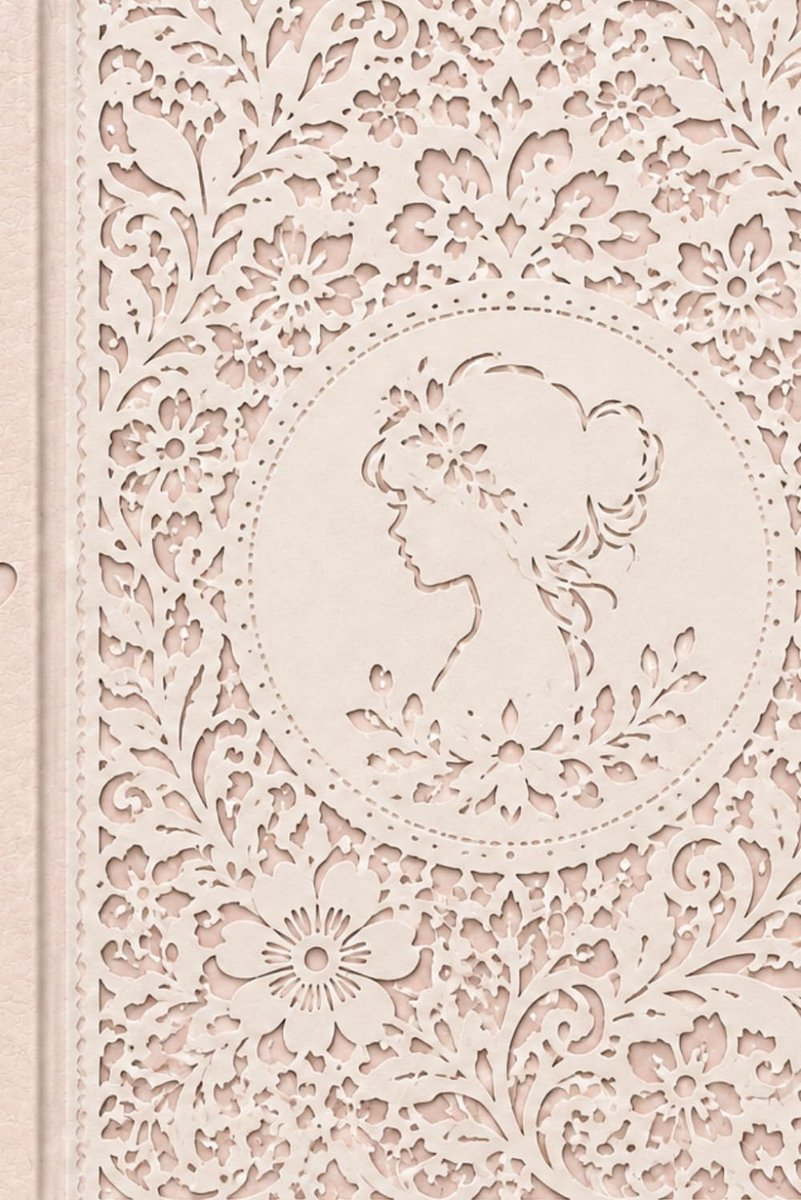 Elegant lace notebook- soft notebook: Romantic desingwith intricate decorative patterns and a soft - ShopVlot