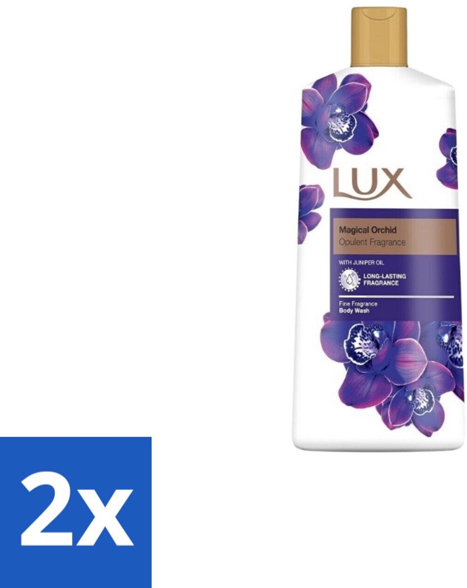 Lux – Body Wash – Magical Orchid & Juniper Oil – 600 ml - Voordeelverpakking - 2 stuks