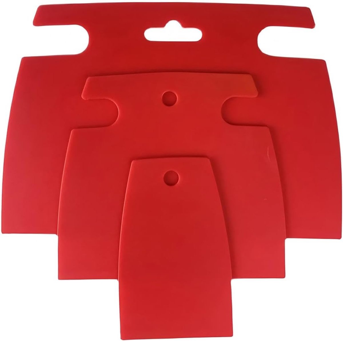 Set van 3 Plastic Spatels voor Schilderen en Mortel, Ideaal voor Schaven en Maken van Lijm Mortel