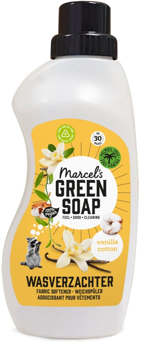 Elzusha - Vloeibare Wasverzachter Vanille & Katoen - Vegan - 750 ml
