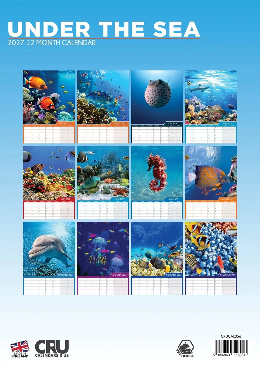 Onderwaterwereld A3 Kalender 2027