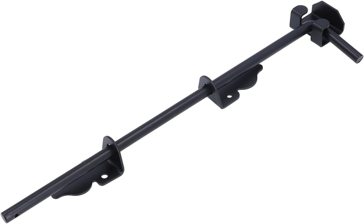 Zware 18 Inch Cane Bolt voor Poorten, Bevestigingsstang voor Houten en Metalen Poorten, Grondbevestiging en Veiligheidssluiting