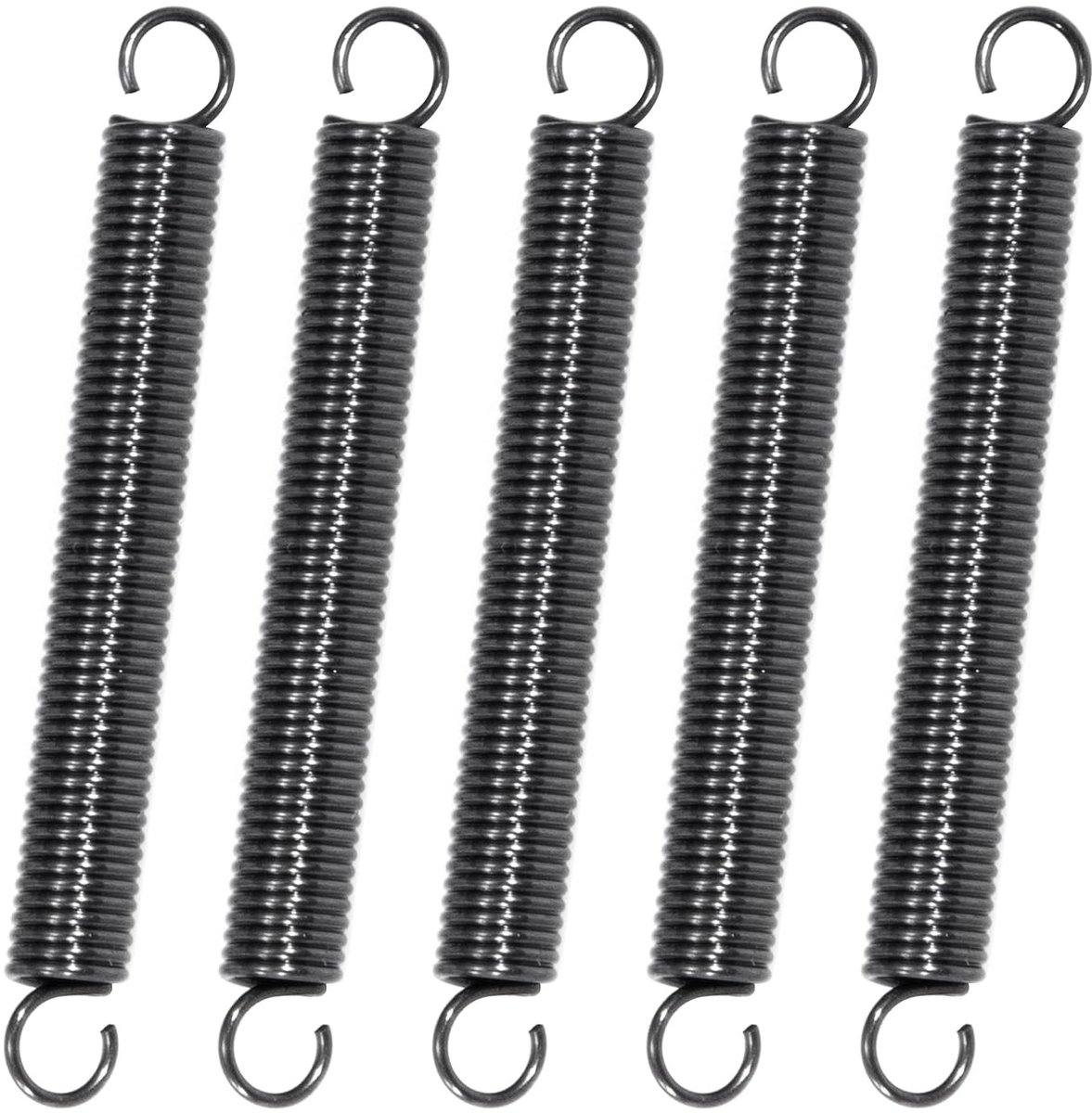 Verlengveren 35 mm - Trekveren met haken voor diverse toepassingen, buitendiameter 4 mm, 20 stuks, sterke pianodraadveer, duurzame veerkwaliteit