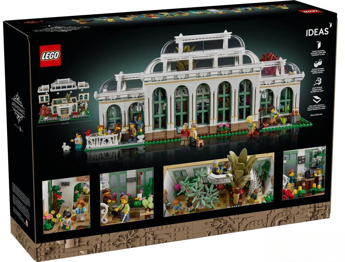LEGO® Ideas De botanische tuin, cadeau met natuurthema voor liefhebbers van tuinieren en bloemen, decoratief displaymodel voor volwassenen, inclusief 12 minifiguren 21353 — cadeau in Spellen & Speelgoed - foto 5