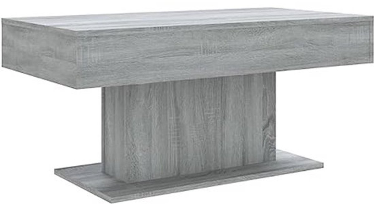 Salontafel - Bijzettafel woonkamer - Woonkamer inrichten - Glad oppervlak - 96x50x45 cm - Grijs sonoma