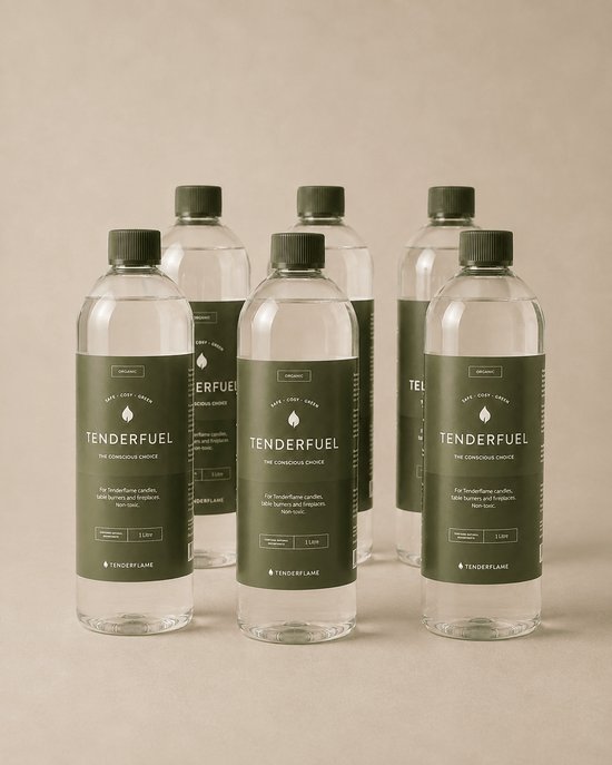 Tenderflame Tenderfuel 6 x 1 Liter - Tenderflame Brandstof - Rookvrij, schoon en geurarm — afbeelding 3