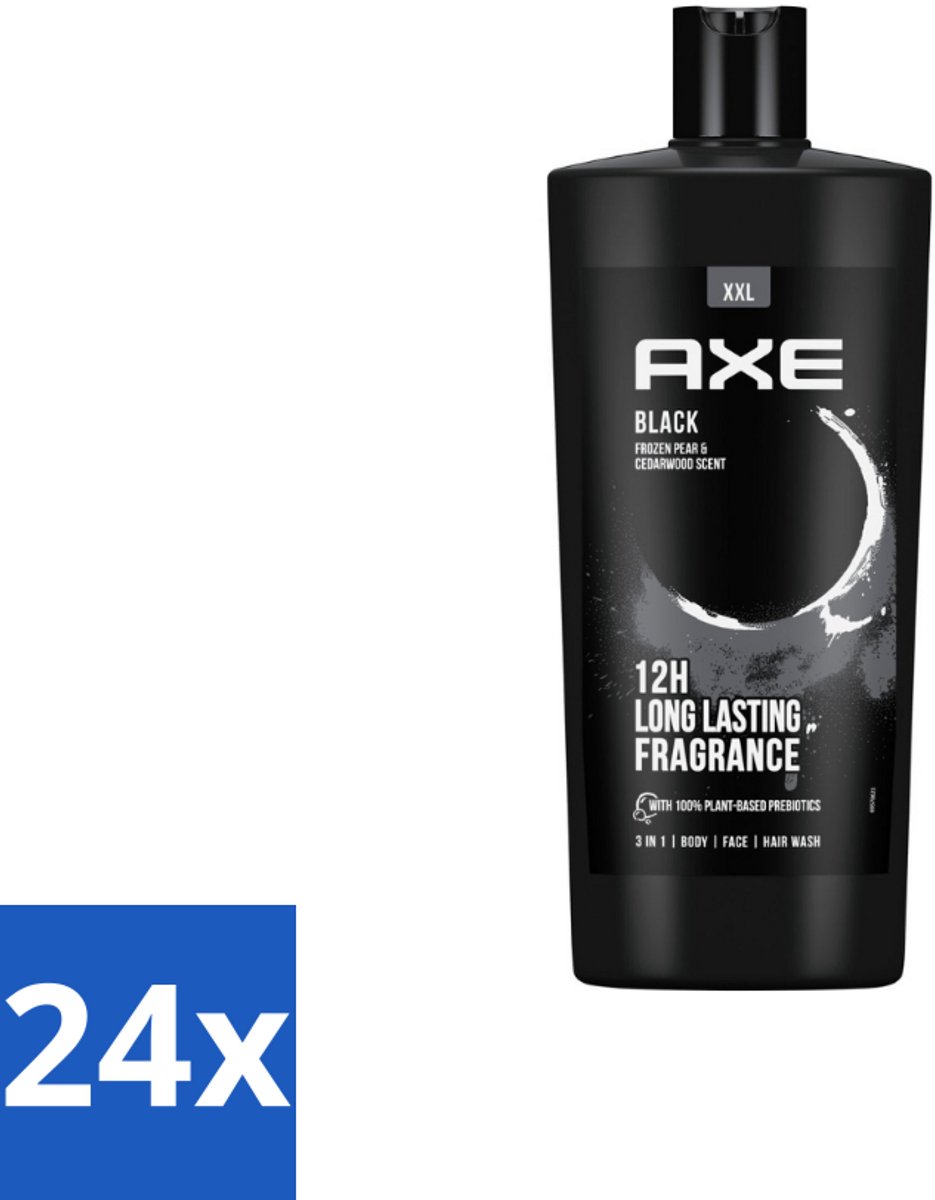 AXE – Douchegel – Black – 700 ml - Voordeelverpakking - 24 stuks