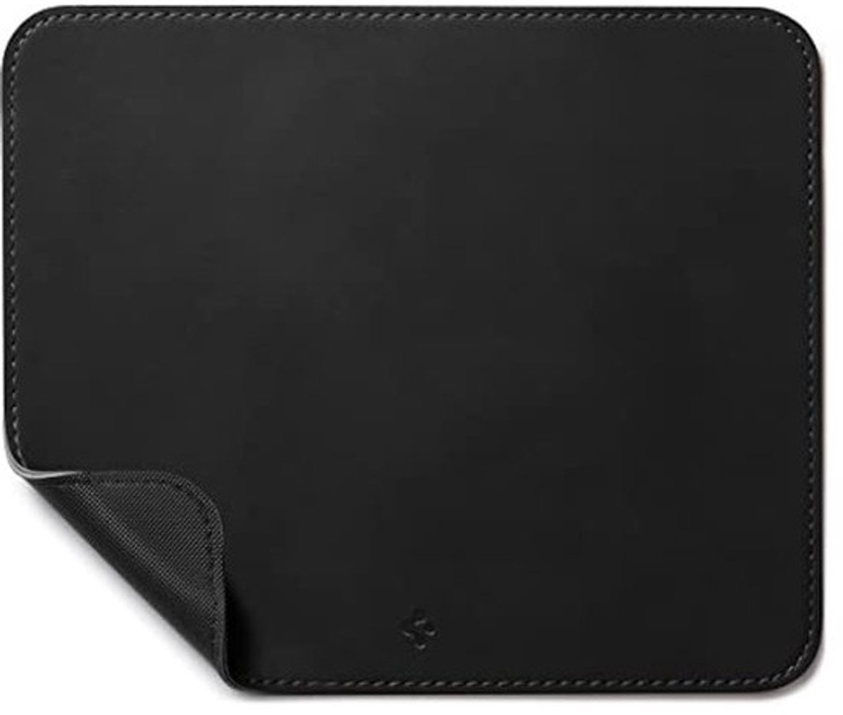 Gaming Muismat van Vegan PU Leer met Antislip Rubber - Zwart