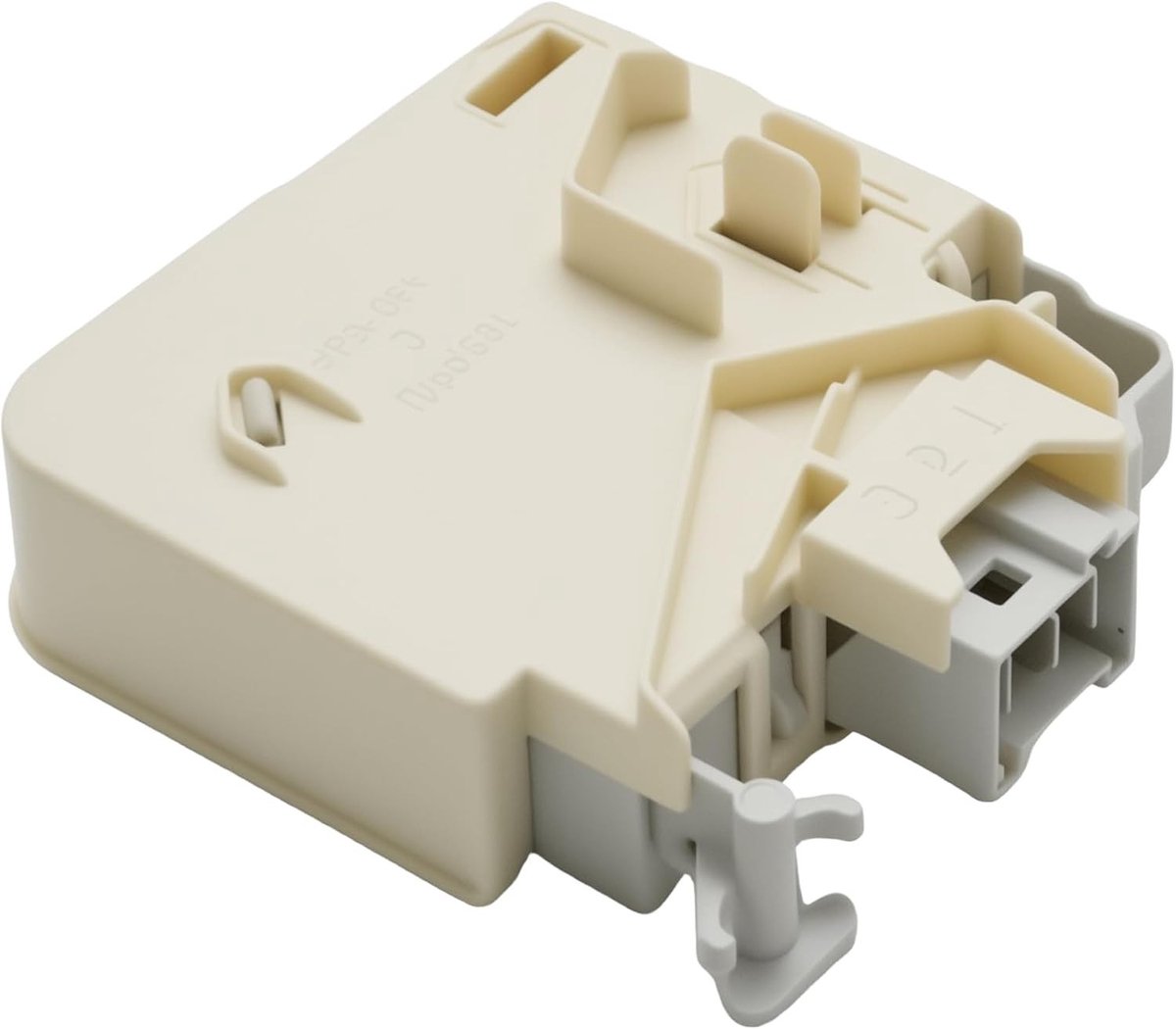 Vergrendelingsrelais deurslot invoegtype, vervangend onderdeel voor Bosch, Balay, Siemens en Neff, vervangt 633765, 00633315, 633315, geschikt voor diverse modellen