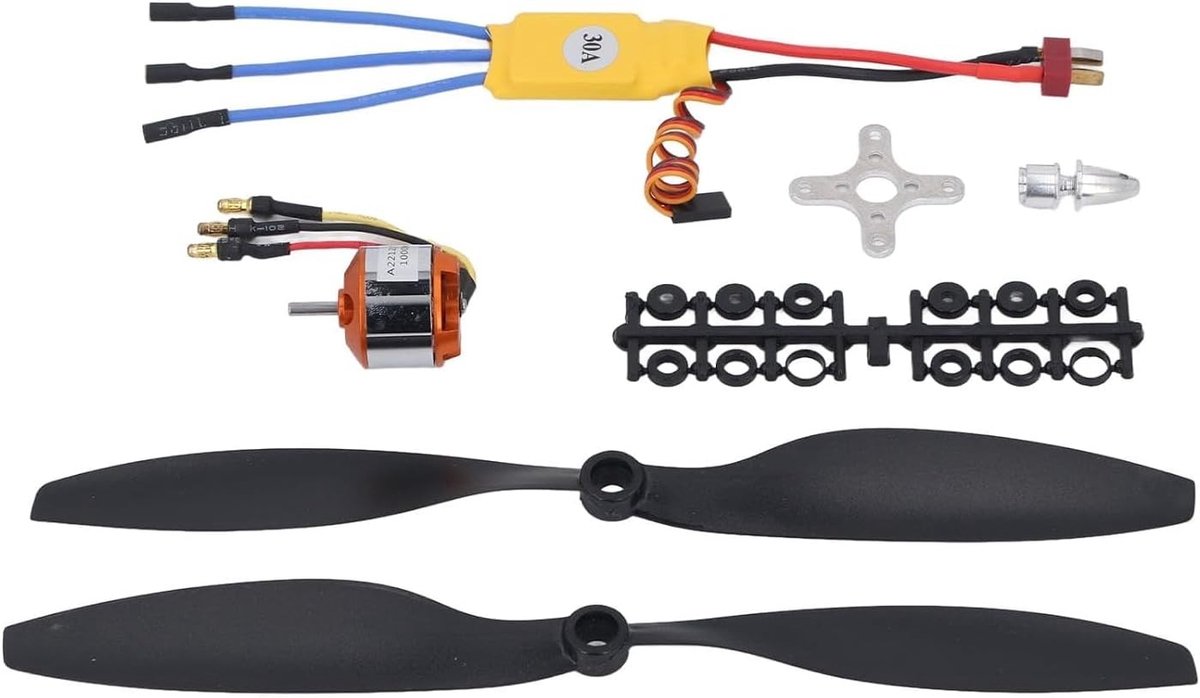Borstelloze motorset 1000 KV met 30A ESC en 1045 Hélice propeller voor RC vliegtuigen en drones