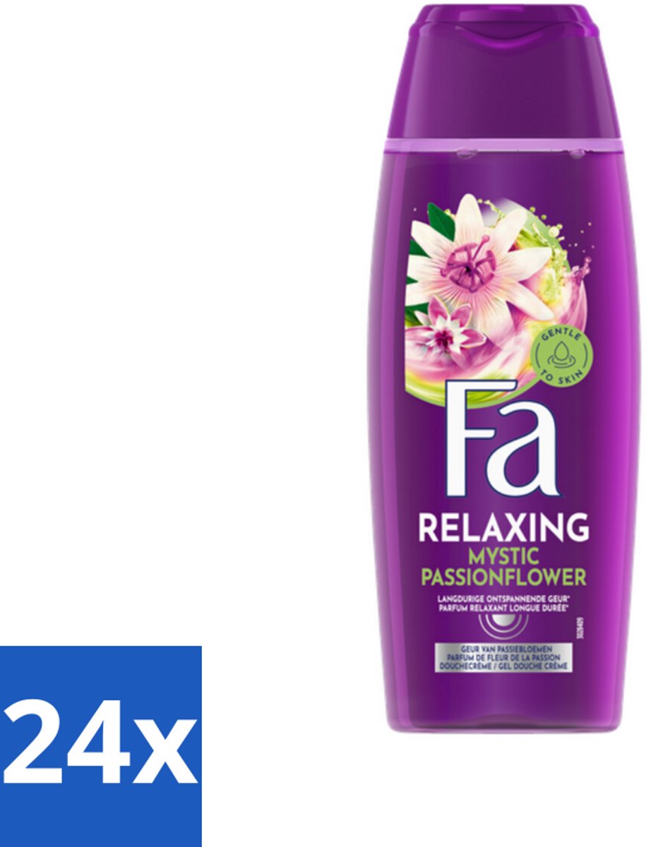 Fa – Douchegel – Mystic Moments Shea Butter & Passion Flower – 250 ml - Voordeelverpakking - 24 stuks
