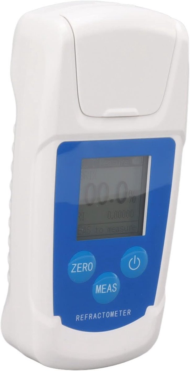 Brix Refractometer met HD Backlight voor Nauwkeurige Suikermeting, Temperatuurcompensatie en Gevoelige Respons tot 55%