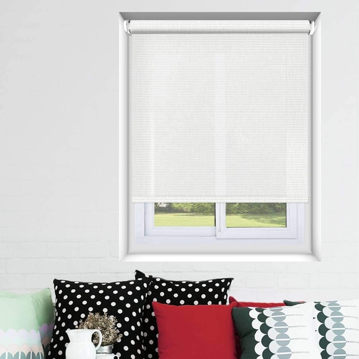 Elzusha - Madecostore Rolgordijn - Lichtdoorlatend Beige 49 x 190 cm