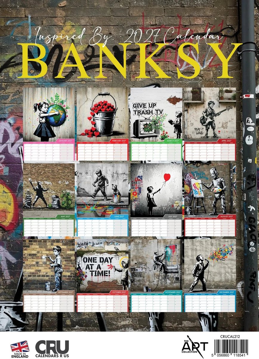 Banksy A3 Kalender 2027
