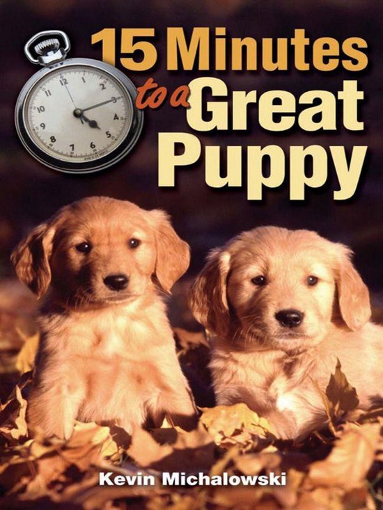 15 Minutes to a Great Puppy - cover