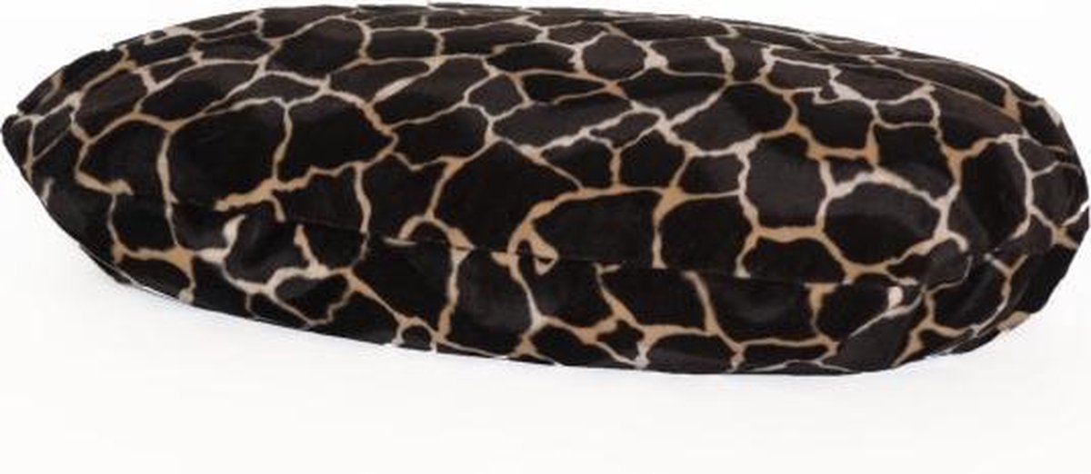 Losse hoes hondenkussen ovaal bonfire giraffe kussen maat 65x45 cm