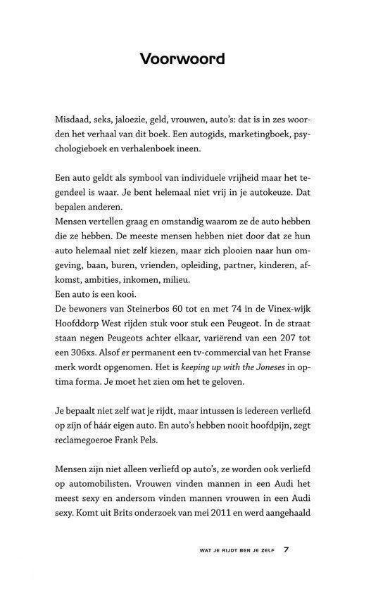 Wat je rijdt ben je zelf