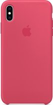 Apple Hoesje Siliconen Geschikt voor iPhone Xs Max - Apple Silicone Backcover smartphone - rood
