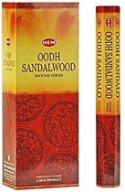 HEM Wierook - Oodh Sandalwood - Slof (6 pakjes/120 stokjes)