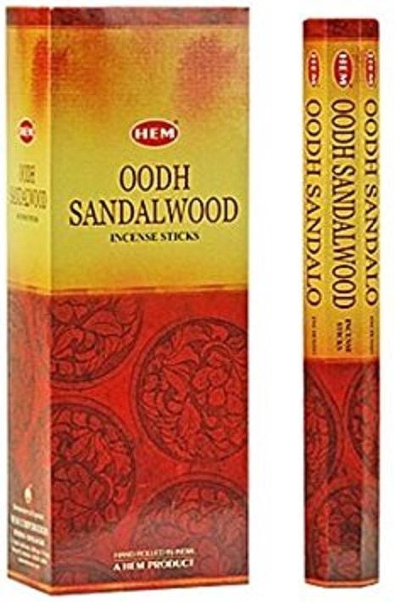 HEM Wierook - Oodh Sandalwood - Slof (6 pakjes/120 stokjes)
