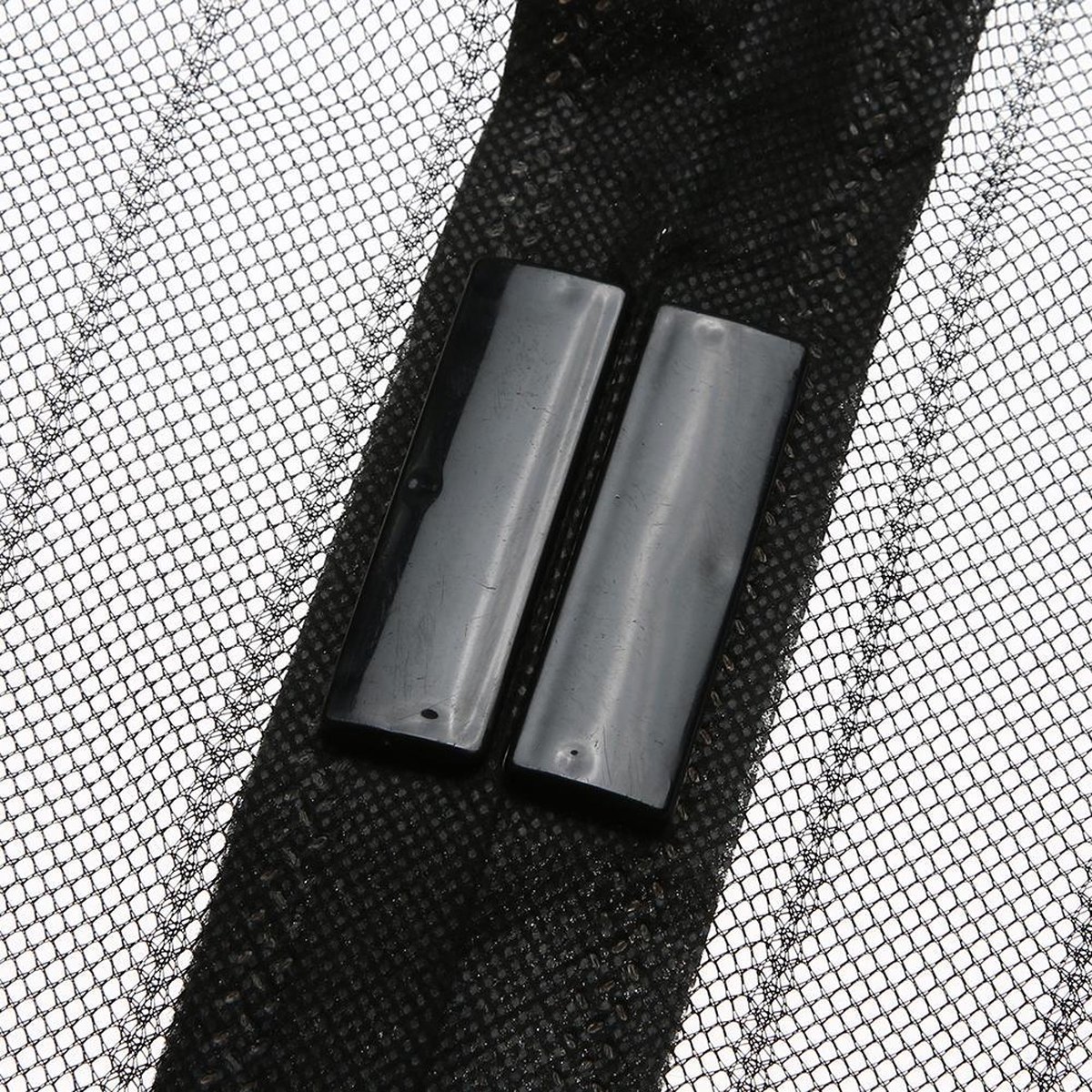 Postdrogist Magnetische Deurhor - 210x100 cm - Zwart - Merkloos